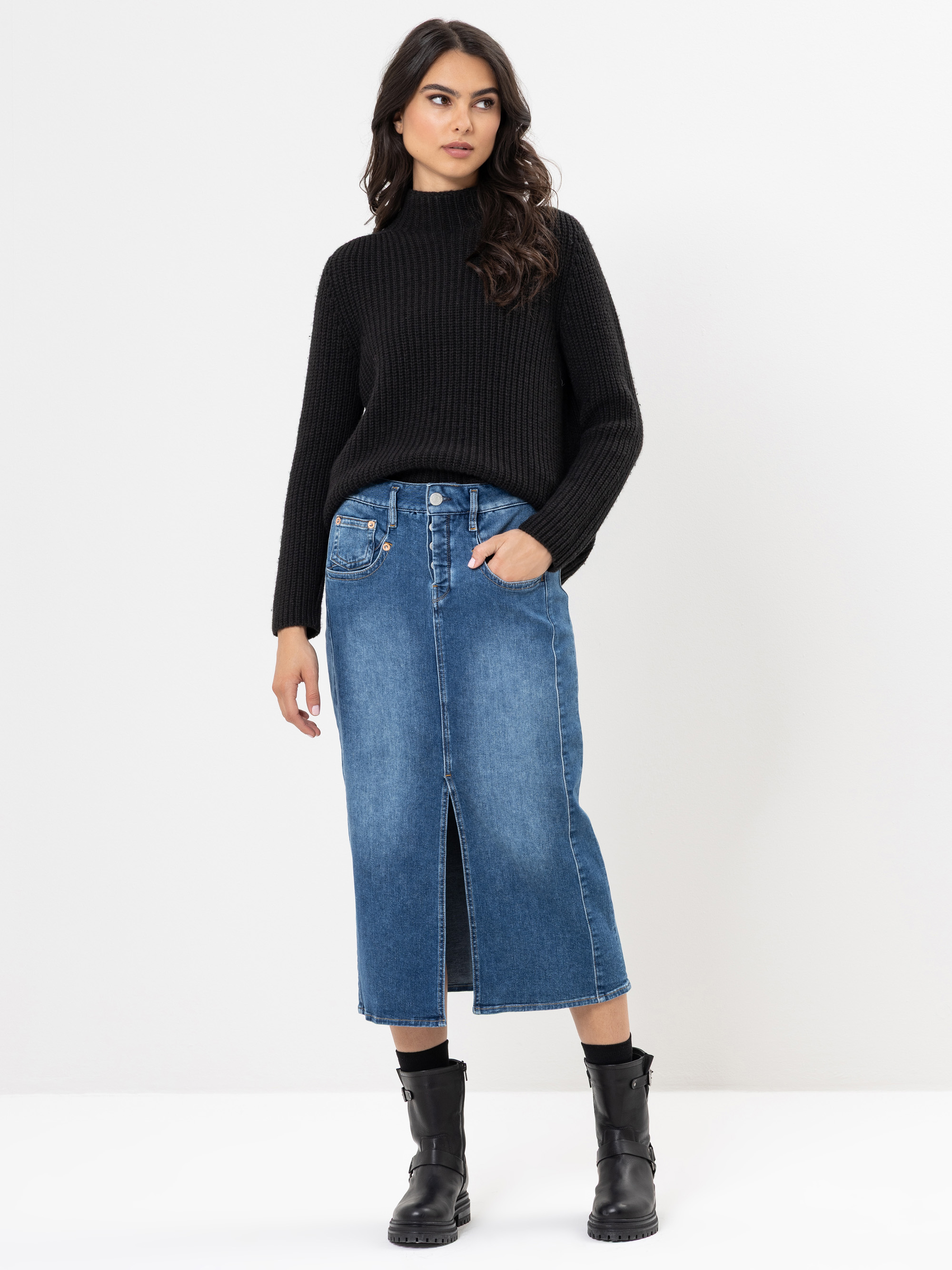 Jeansrock lang Herrlicher Herrlicher