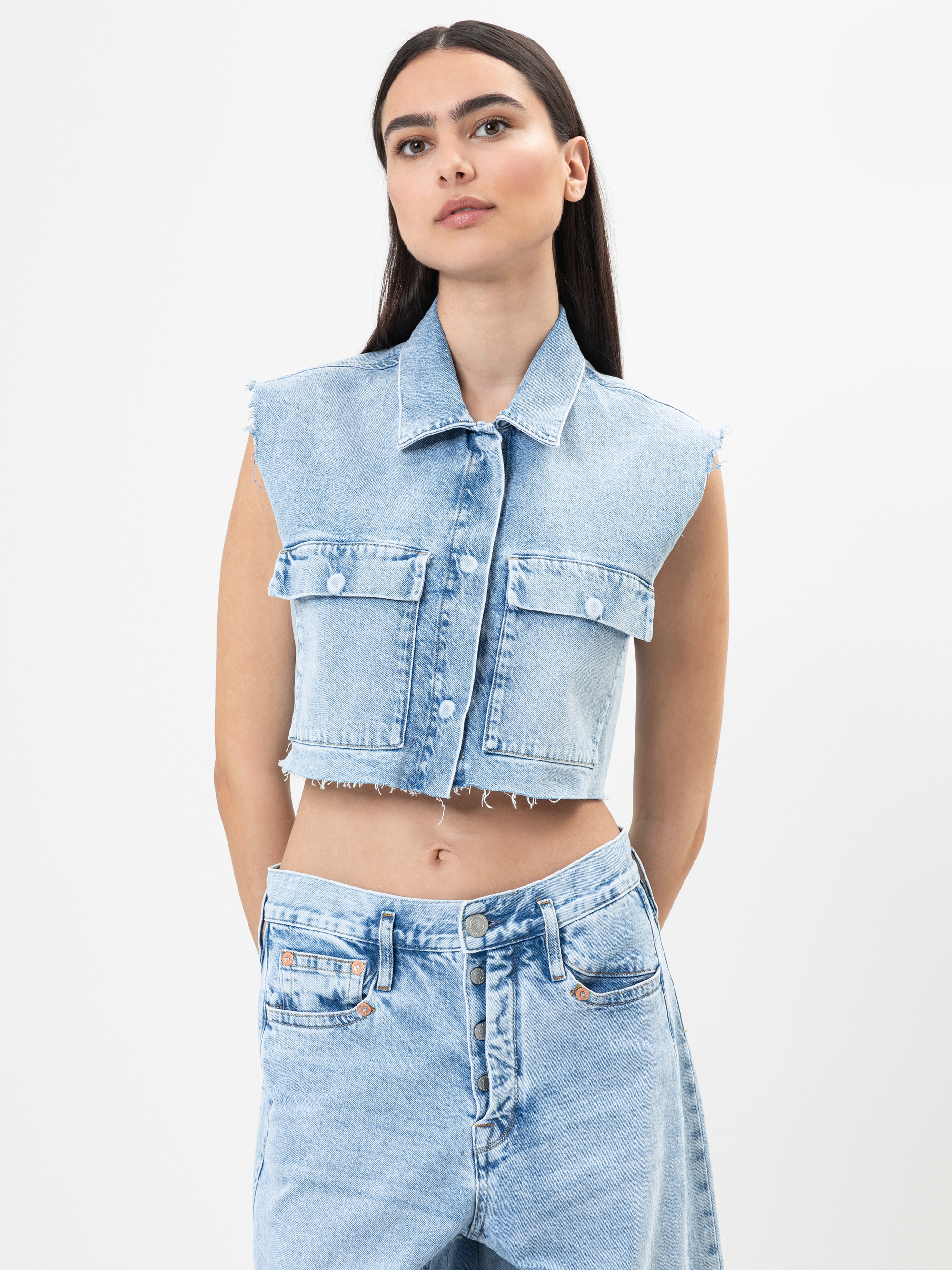 Jeansweste Damen Herrlicher - Main Image