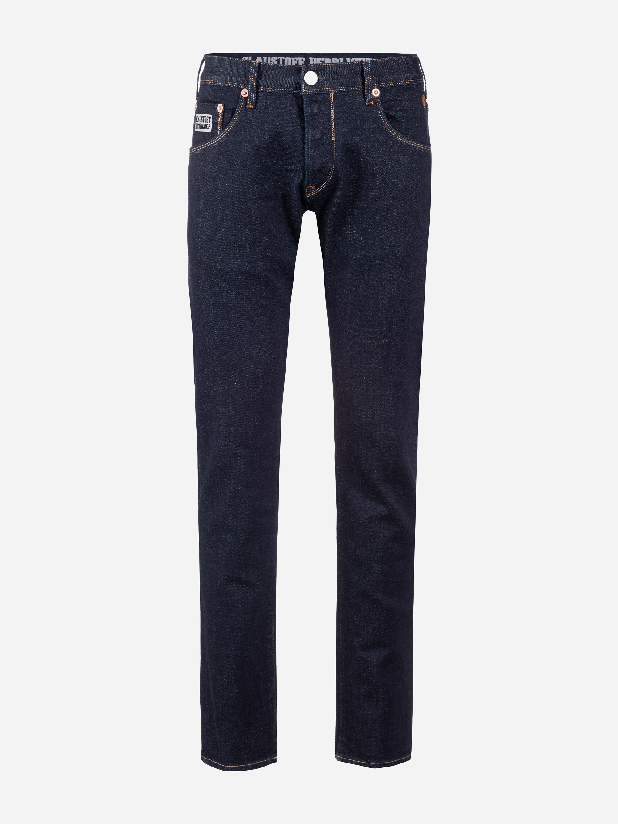 Ein Paar blaue Jeans.