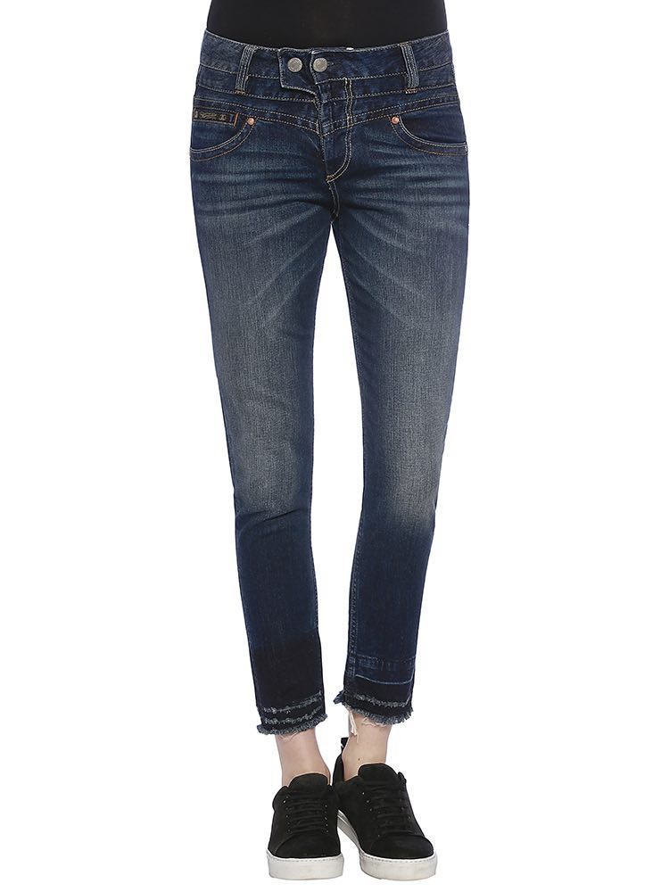 Herrlicher Bijou Cropped Denim Comfort high waist jeans Farbe dark edge