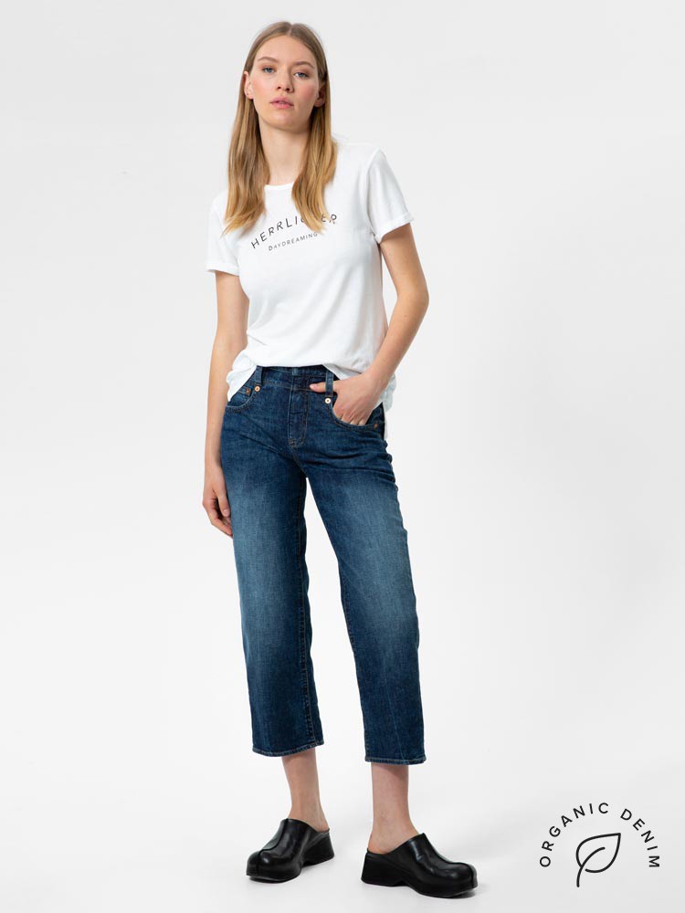 Herrlicher Pitch HI Tap Jeans mit Bio-Baumwolle