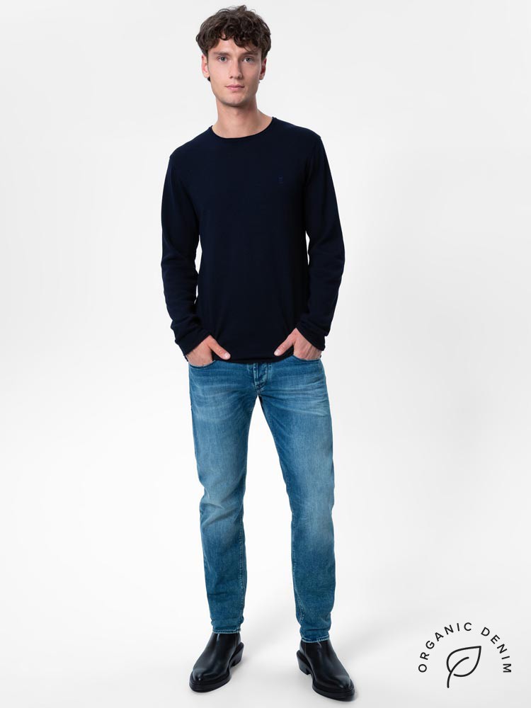 Herrlicher Hero Straight Jeans Cashmere Touch mit Bio-Baumwolle
