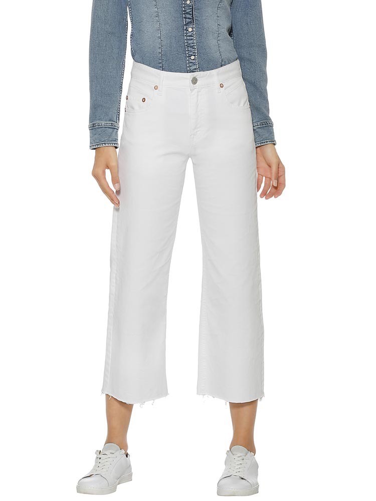 Herrlicher Norma Sailor Cropped Jeans White