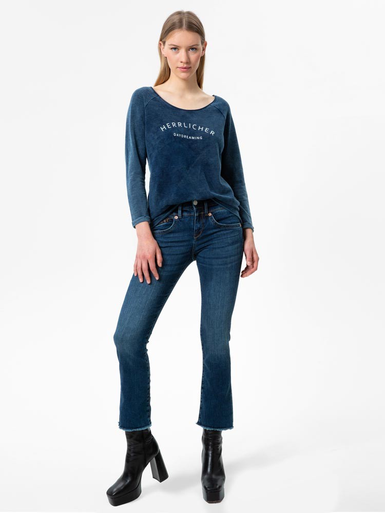Herrlicher Pearl Cropped Bootcut Jeans
