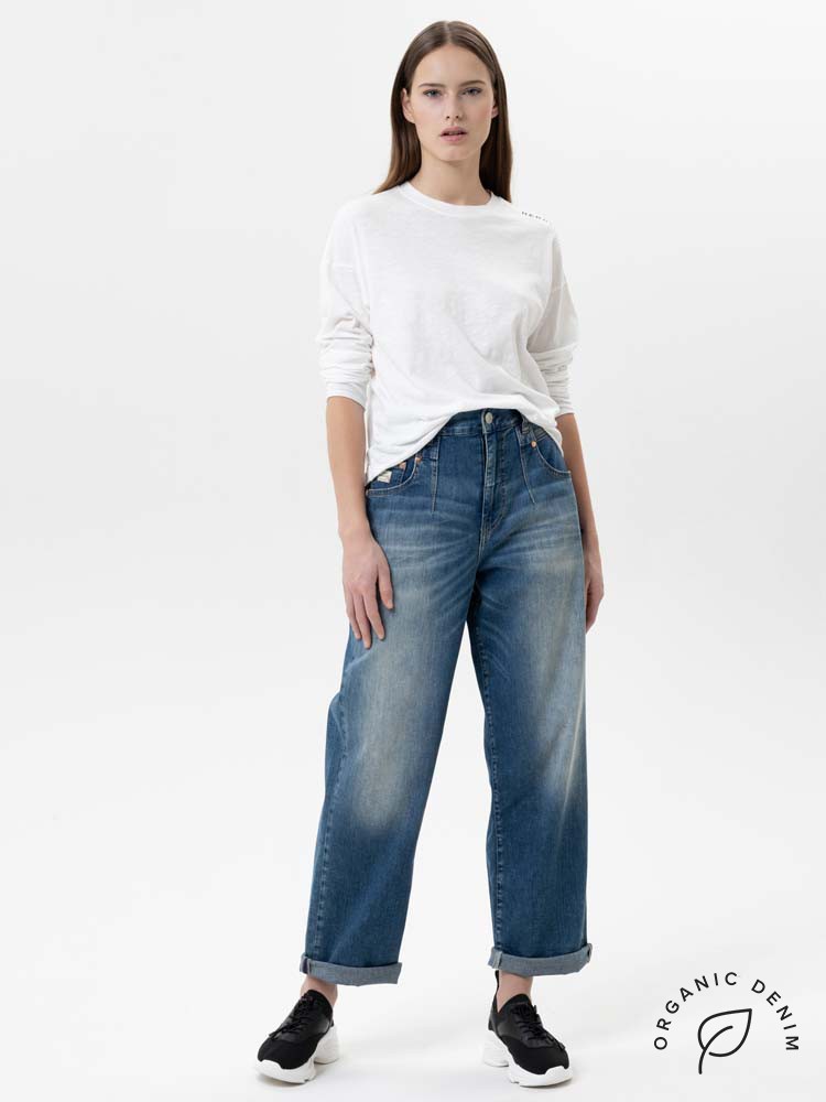 Herrlicher Brooke Straight Jeans mit Cashmere Touch und Bio-Baumwolle