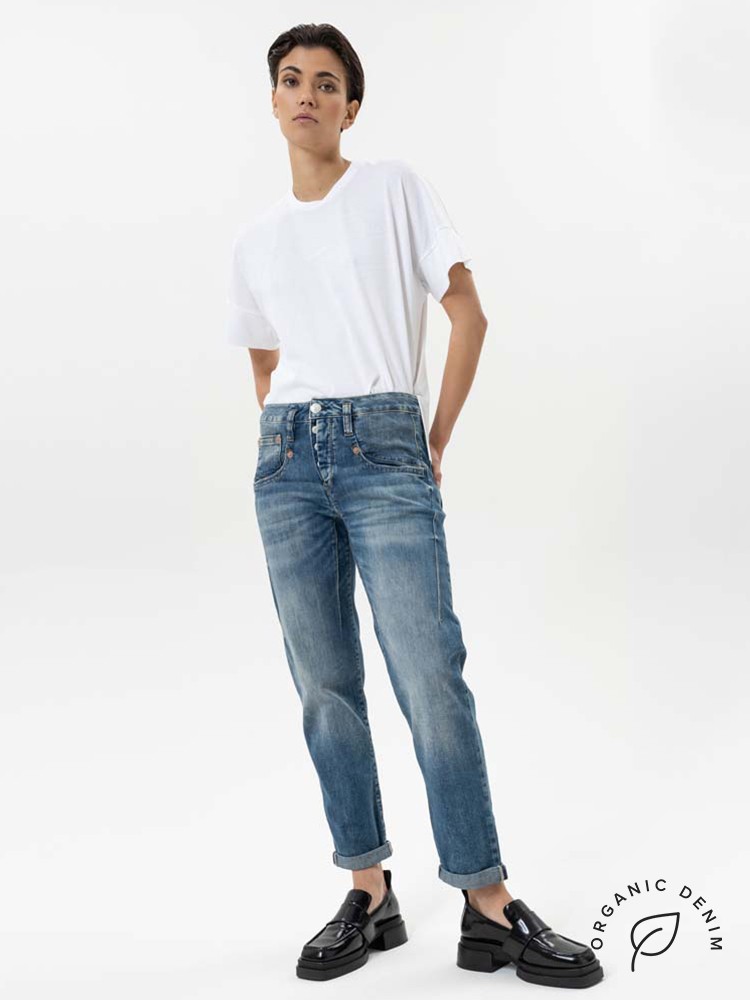 Herrlicher Shyra Tap Jeans mit Cashmere Touch und Bio-Baumwolle