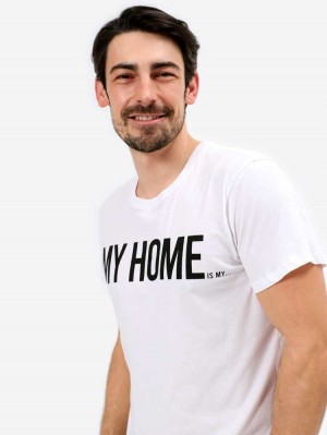 Herrlicher Base T-Shirt aus gekämmter Baumwolle mit Print