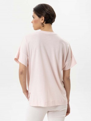 Herrlicher Palmer T-Shirt aus Baumwolle und Modal
