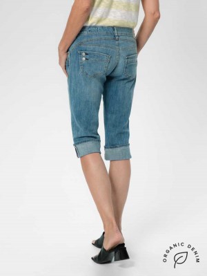 Herrlicher Piper Jeans Shorts aus Bio-Baumwolle 