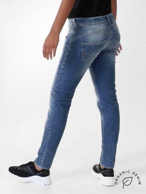 Herrlicher Gila Slim Cashmere Touch Jeans mit Bio-Baumwolle