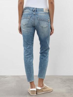 Herrlicher Touch Cropped Jeans mit Bio-Baumwolle