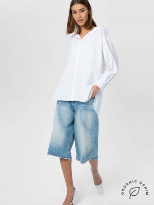 Herrlicher Pitch Mom Gaucho Jeans aus Bio-Baumwolle