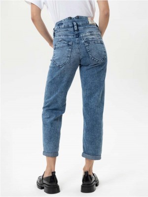 Herrlicher Pitch HI Tap Jeans mit Casmere Touch und Bio-Baumwolle
