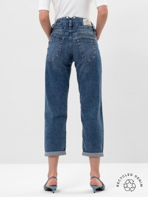 Herrlicher Pitch HI Tap Jeans mit recycelter Baumwolle