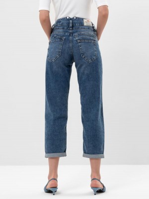 Herrlicher Pitch HI Tap Jeans mit recycelter Baumwolle