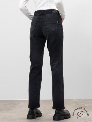 Herrlicher Touch HI Straight Jeans mit Cashmere Touch und Bio-Baumwolle