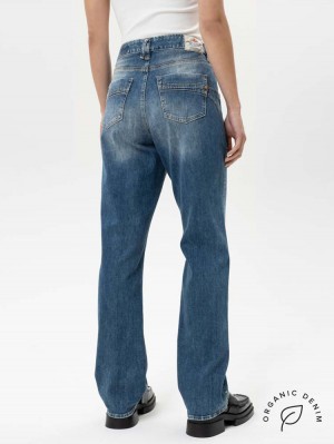 Herrlicher Touch HI Straight Cashmere Touch Jeans mit Bio-Baumwolle