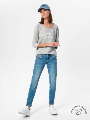 Herrlicher Gila Slim Cashmere Touch Jeans mit Bio-Baumwolle