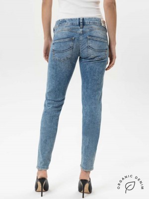 Herrlicher Gila Slim Jeans mit Bio-Baumwolle und Cashmere Touch