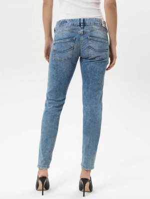 Herrlicher Gila Slim Jeans mit Cashmere Touch und Bio-Baumwolle 