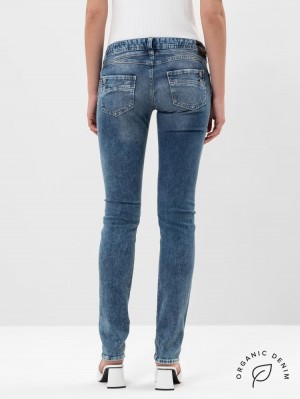 Herrlicher Piper Slim Jeans mit Cashmere Touch und Bio-Baumwolle 