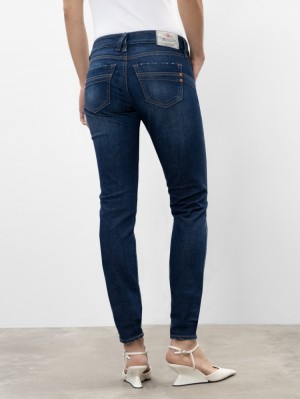 Herrlicher Touch Slim Jeans mit Bio-Baumwolle und Cashmere Touch