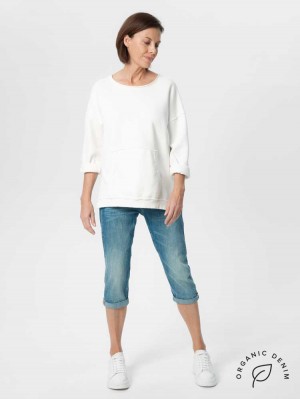 Herrlicher Touch Capri Jeans aus Bio-Baumwolle