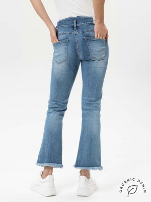 Herrlicher Pearl Boot Cropped Jeans mit Bio-Baumwolle