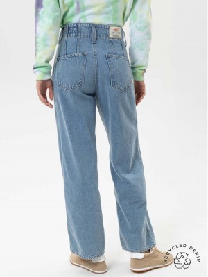 Herrlicher Baggy Straight Jeans mit recycelter Baumwollle