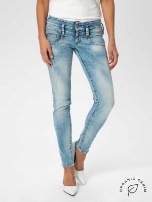 Herrlicher Pitch Slim Jeans aus Bio-Baumwolle