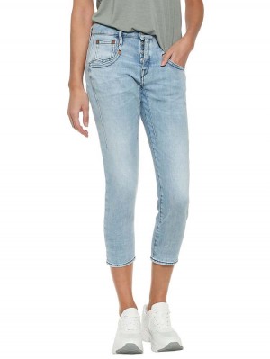 Herrlicher Shyra Cropped Cashmere-Touch Jeans 