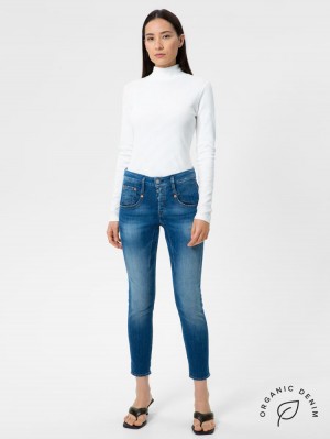 Herrlicher Shyra Cropped Cashmere Touch Jeans mit Bio Baumwolle