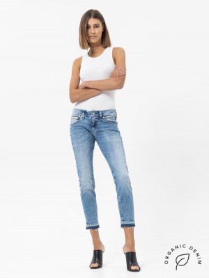Herrlicher Touch Cropped Jeans aus Bio-Baumwolle