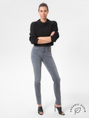 Herrlicher Piper HI High Waist Slim Jeans aus Bio-Baumwolle