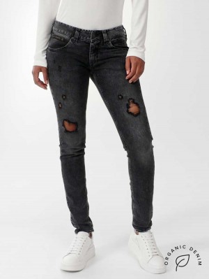 Herrlicher Touch Slim Cashmere Touch Jeans mit Bio-Baumwolle
